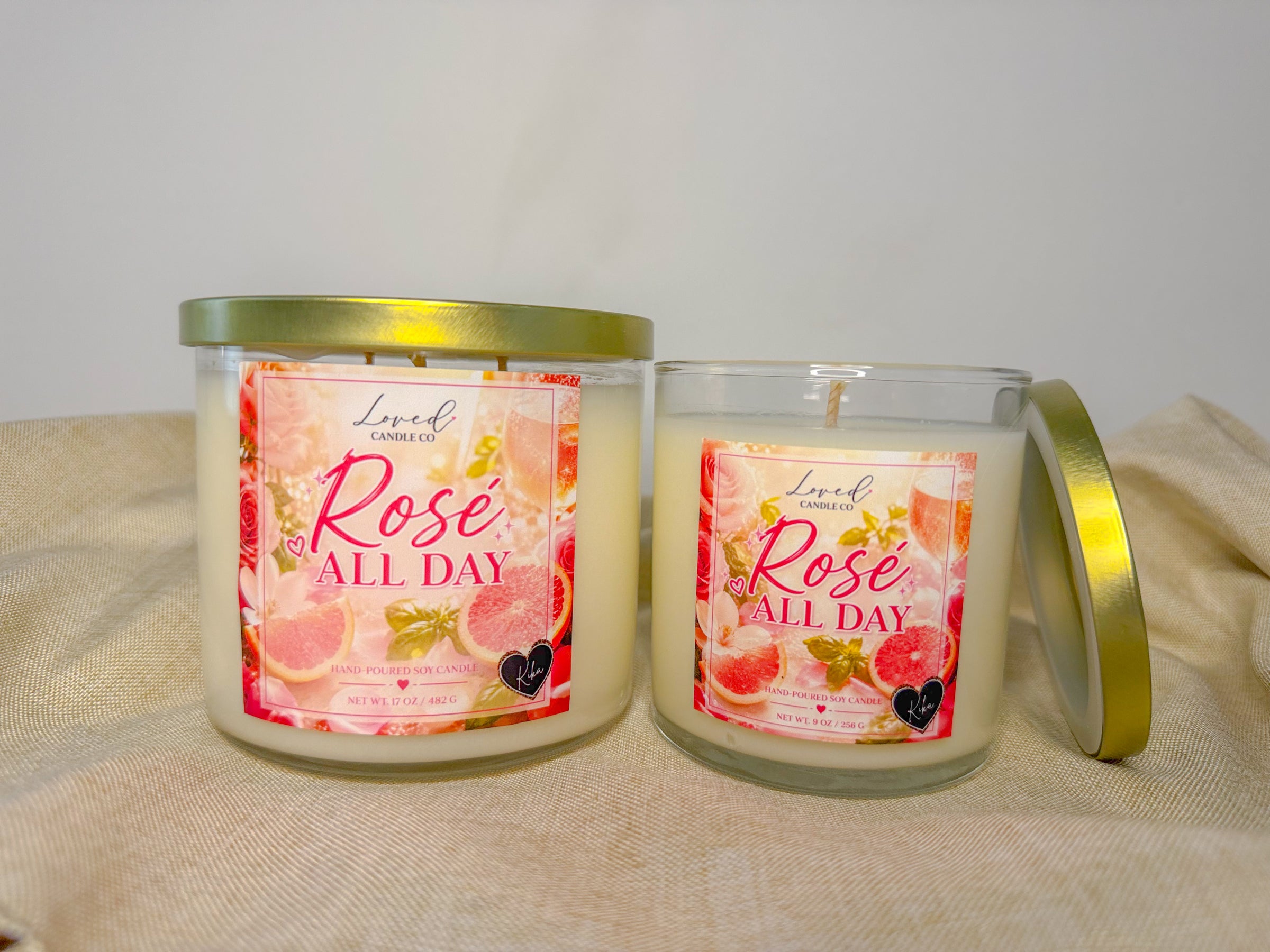 Rosé All Day Soy Candle