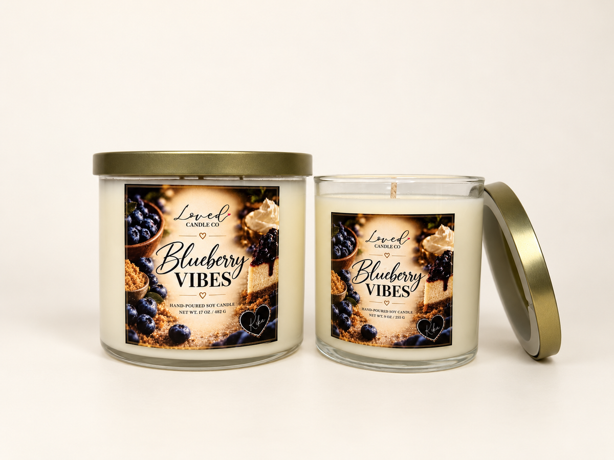 Blueberry Vibes Soy Candle