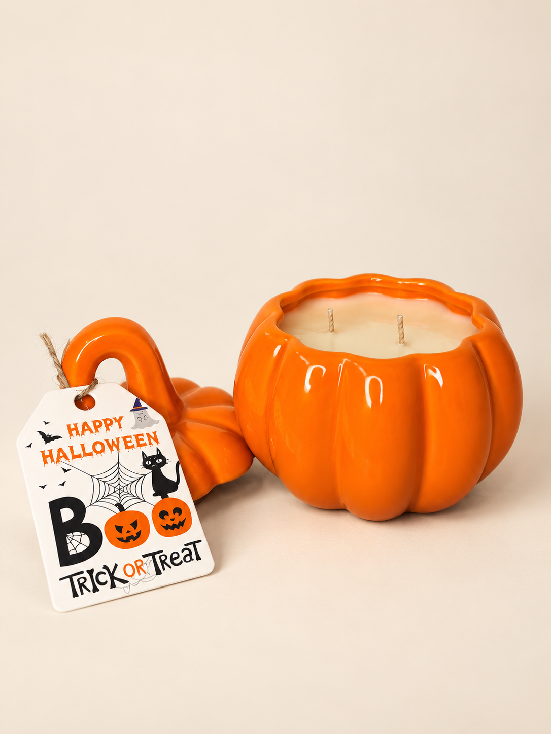 Orange Pumpkin Candle