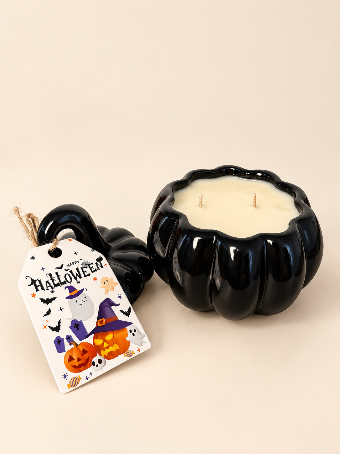 Black Pumpkin Candle
