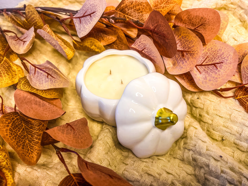 Glazed Fall Candle