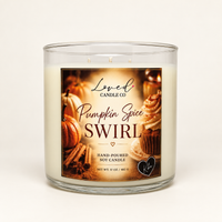 Pumpkin Spice Swirl Soy Candle