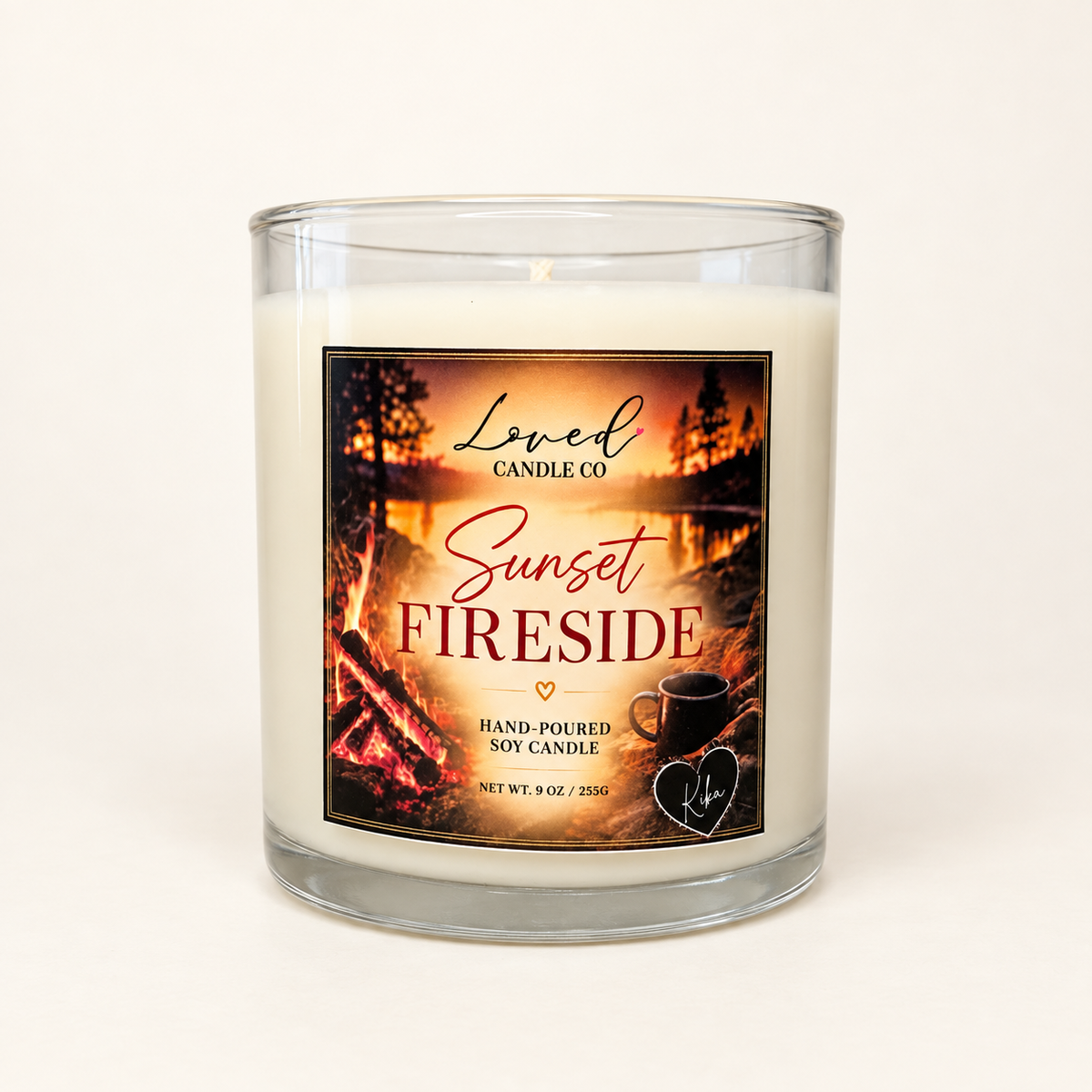 Sunset Fireside Soy Candle