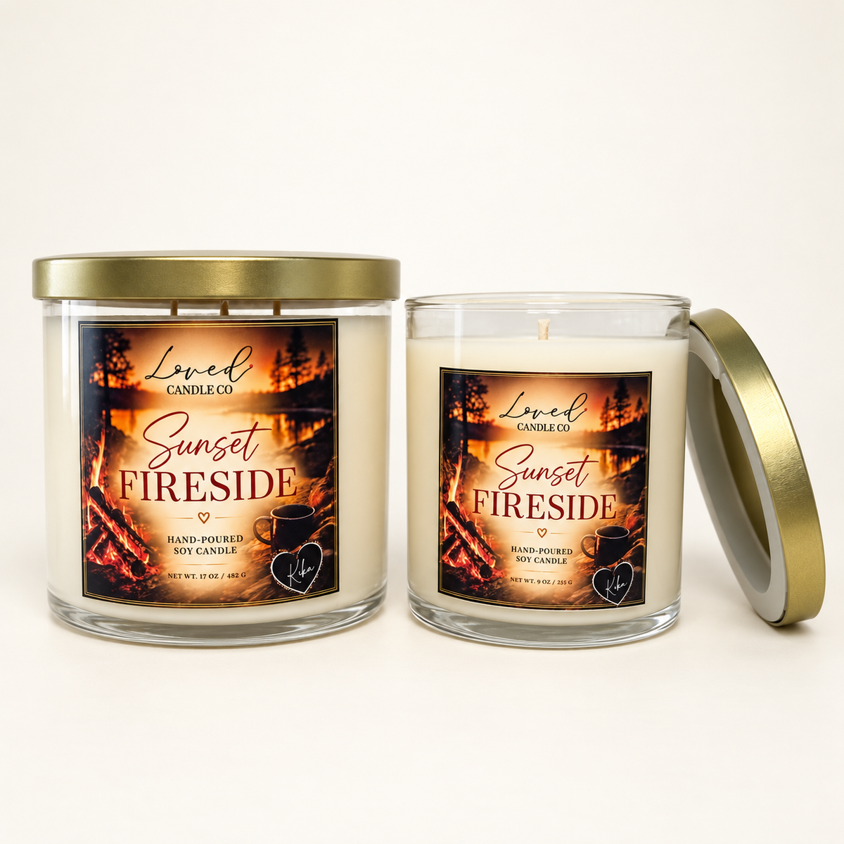 Sunset Fireside Soy Candle