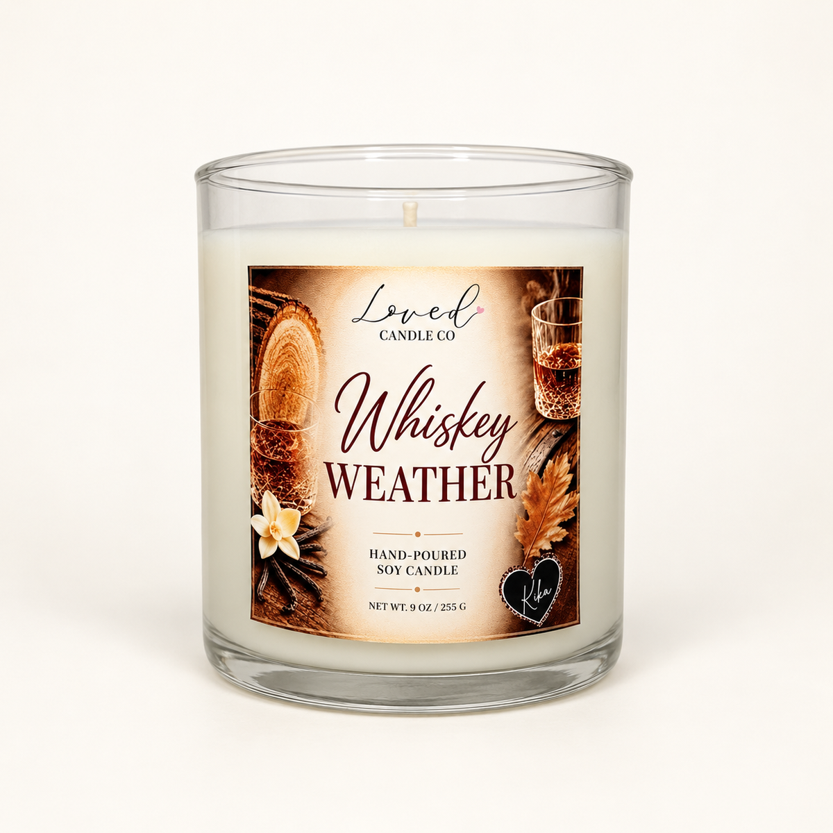 Whiskey Weather Soy Candle